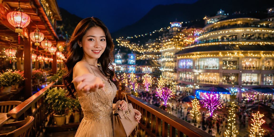 Cảnh đêm Sa Pa với không khí cá cược và giải trí tại oa88